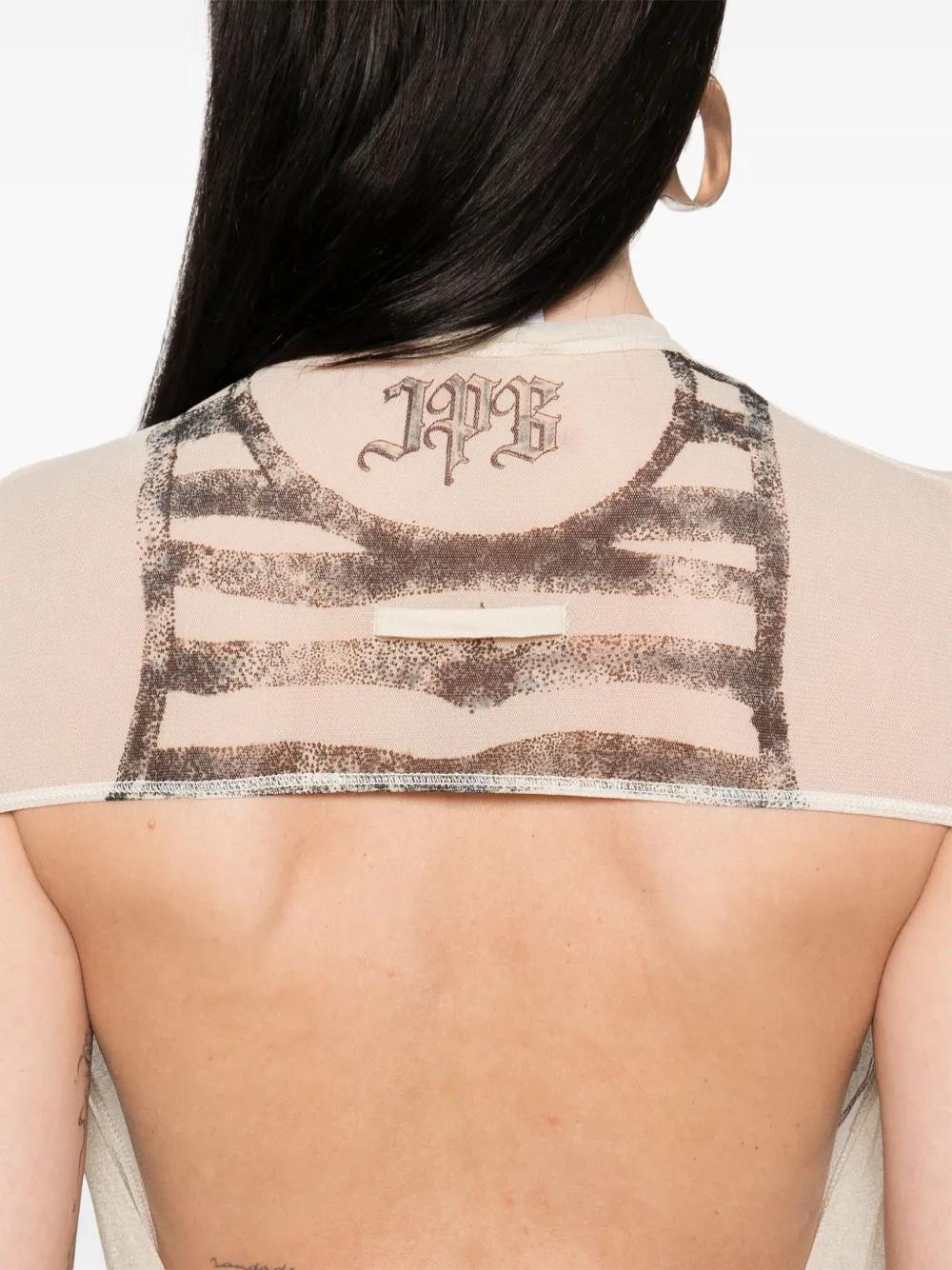 knee length dresses for ladies Jean Paul Gaultier Mariniere Tattoo Short Boat Neck Dress  Antidote  Fashion and Lifestyle