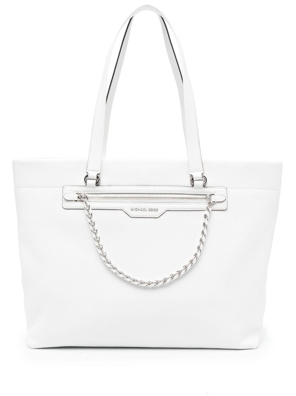 Michael Kors Elliot Tote Bag In White Lyst pin-by-jillian-zayas-on-elegance-style-my-way-handbags-michael-kors