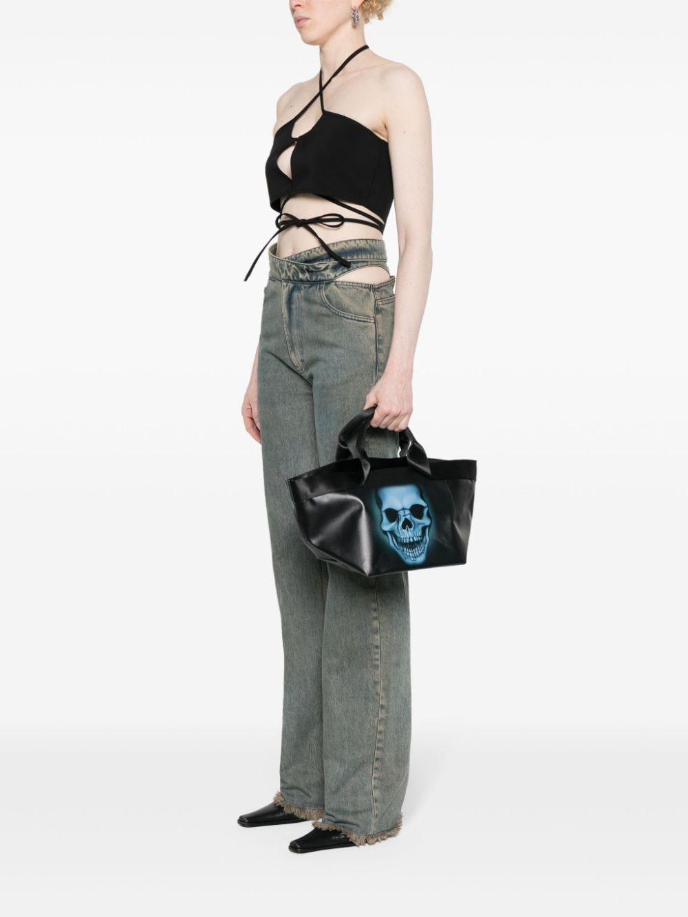 バッグ Ottolinger Denim Tote in Black バッグ Ottolinger Denim Tote in Black バッグ Ottolinger Denim Tote