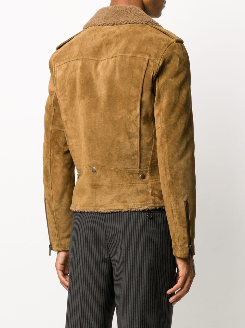 brown shearling jacket
