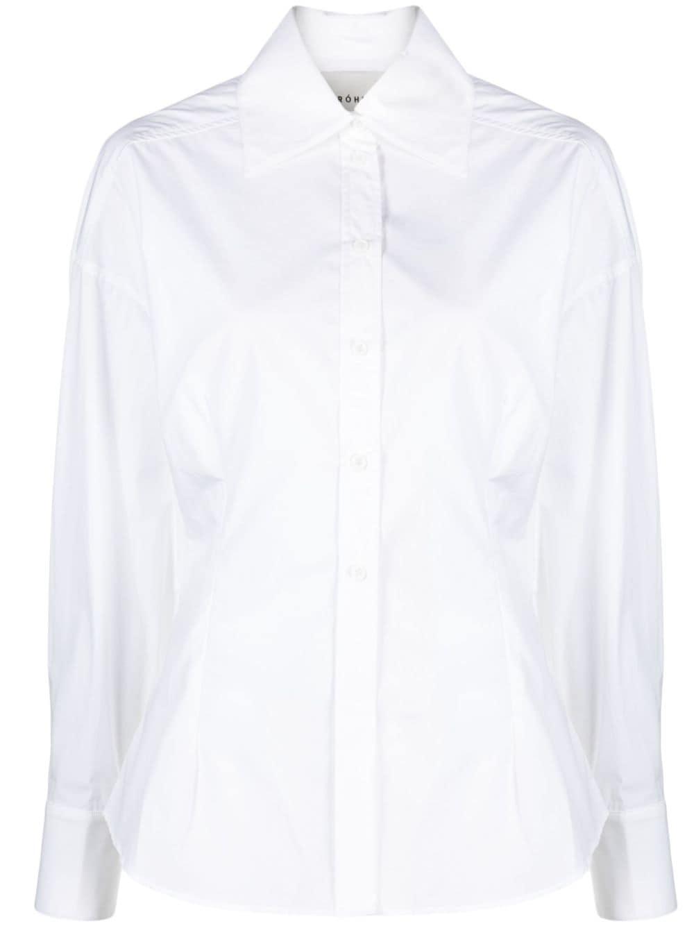 Rohe フラットカラー シャツ ホワイト | Lyst