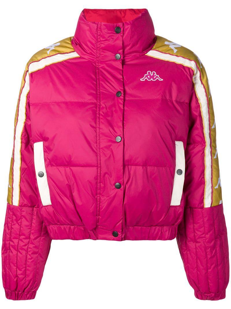 light pink kappa jacket