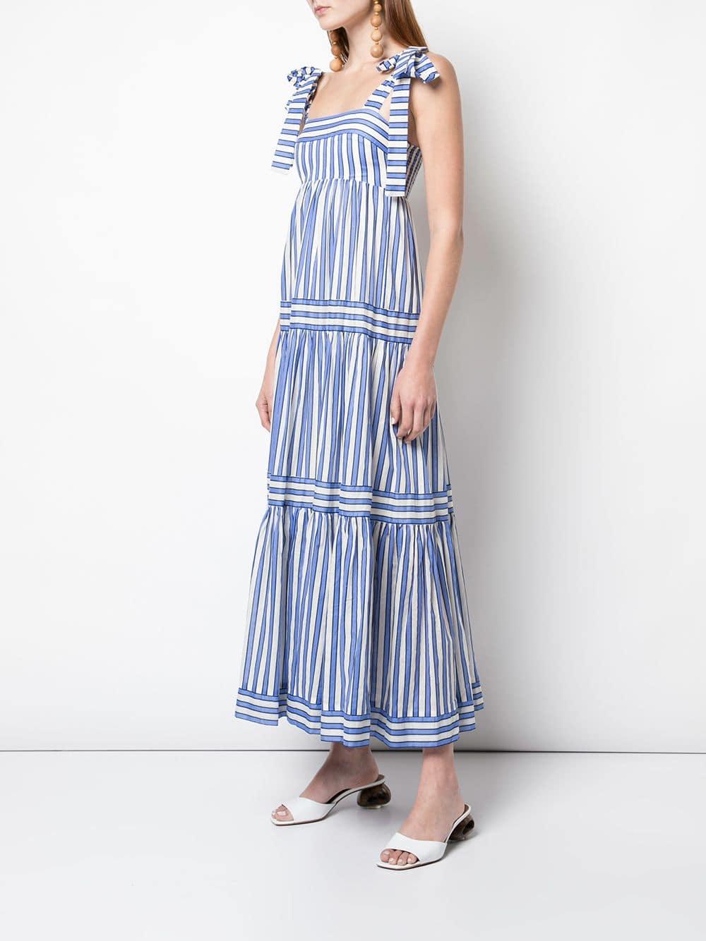 zimmermann blue and white dress