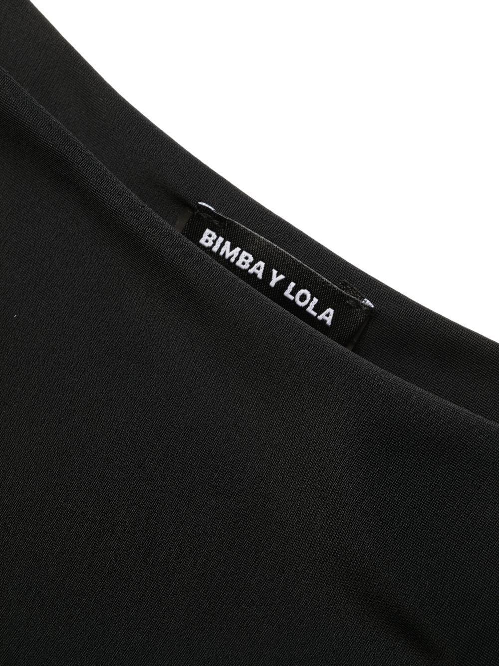 Bimba Y Lola Scoop Neck Bikini Set in Black | Lyst