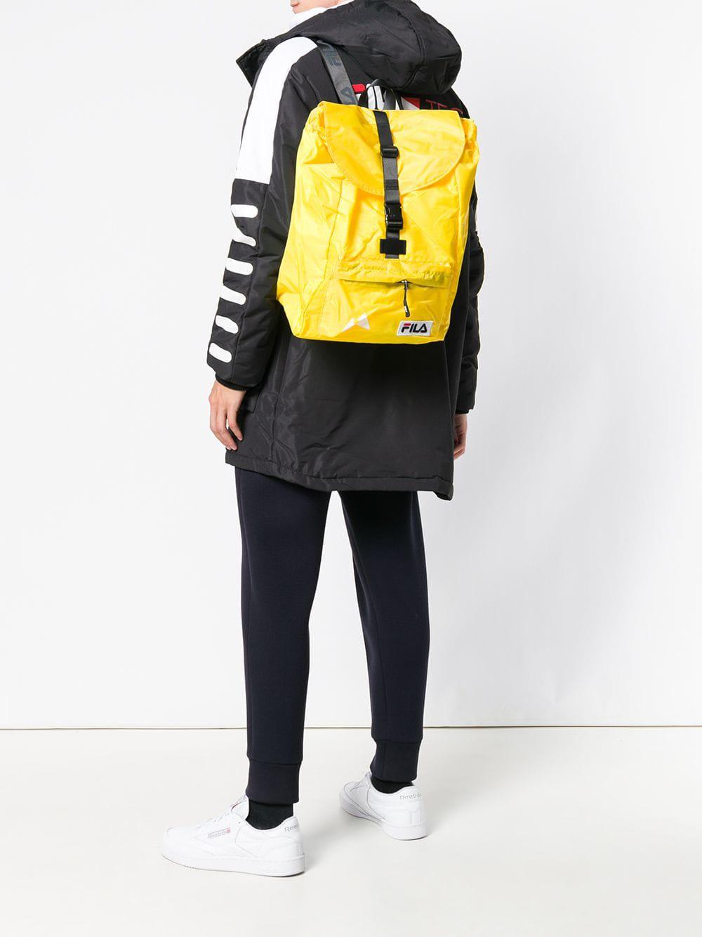 fila backpack yellow