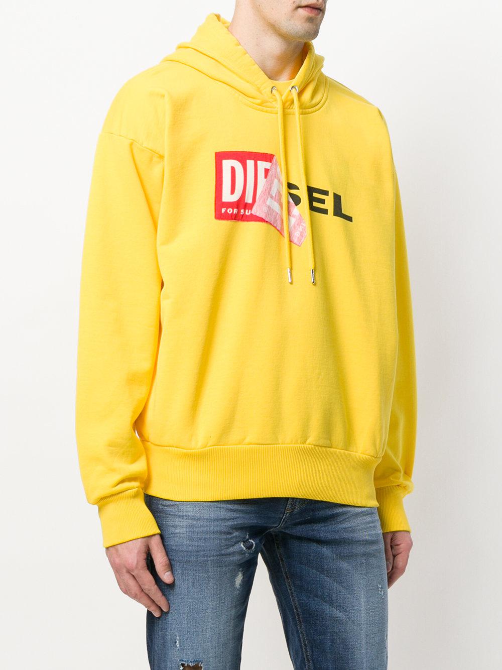 yellow diesel sweatshirt
