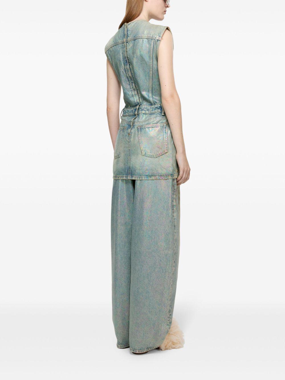 Acne Studios レディース ブルー デニムドレス ワンピース