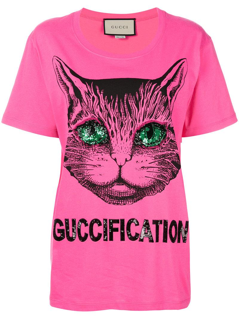 guccification cat shirt