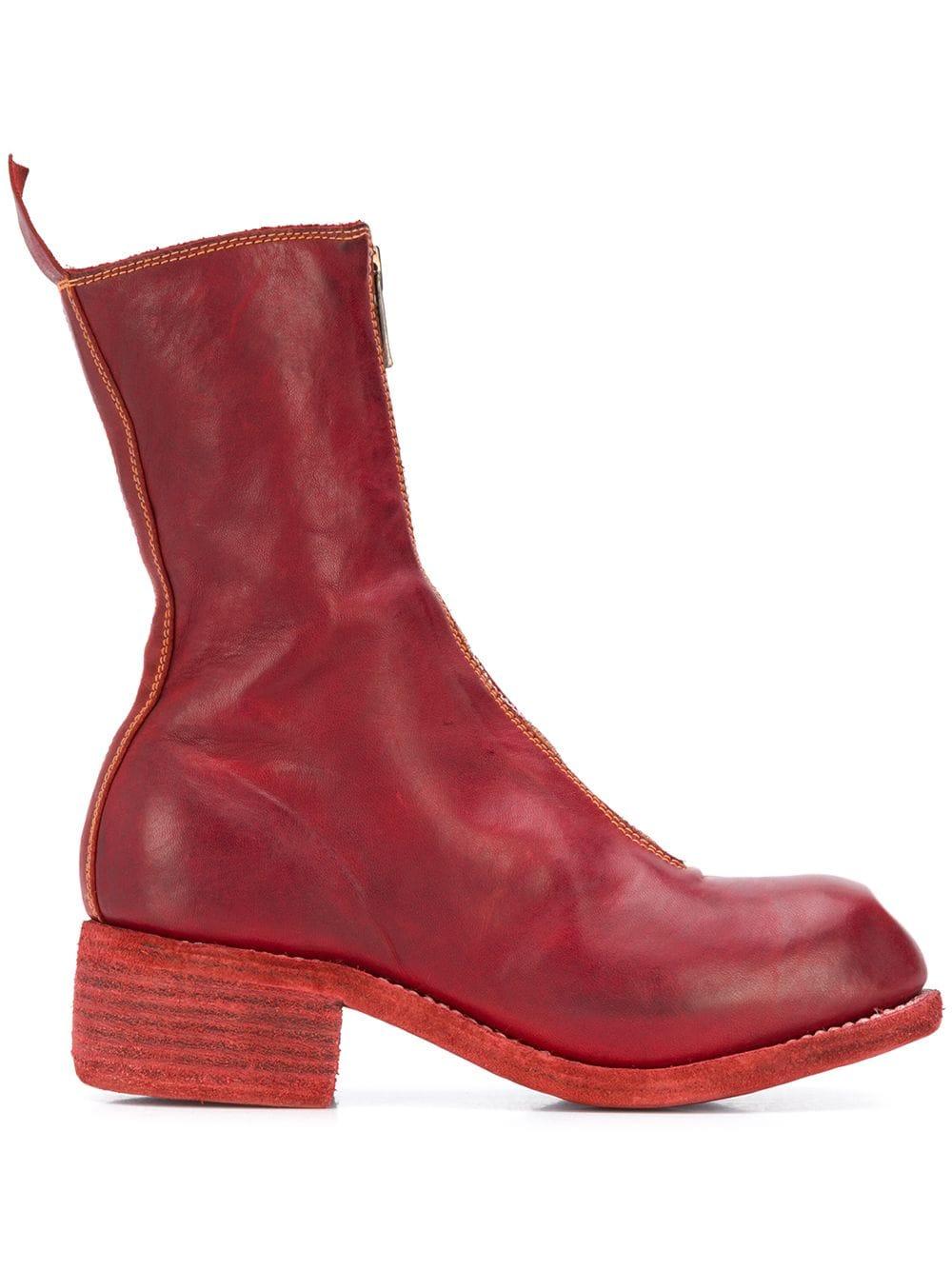 red guidi boots