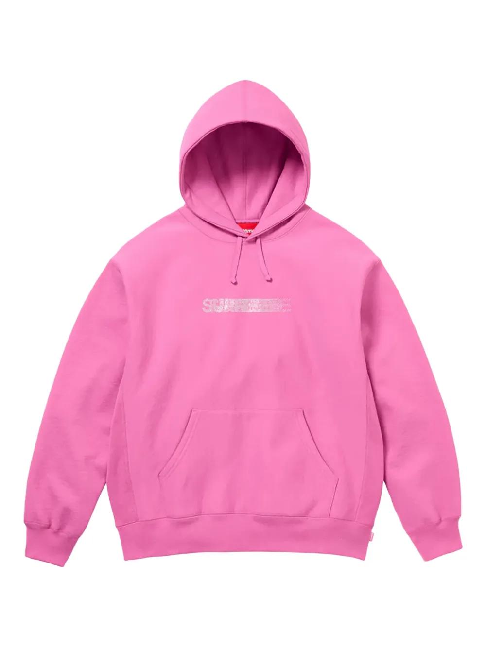 Supreme X Swarovski Motion-Logo Hoodie in Pink for Men | Lyst Canada