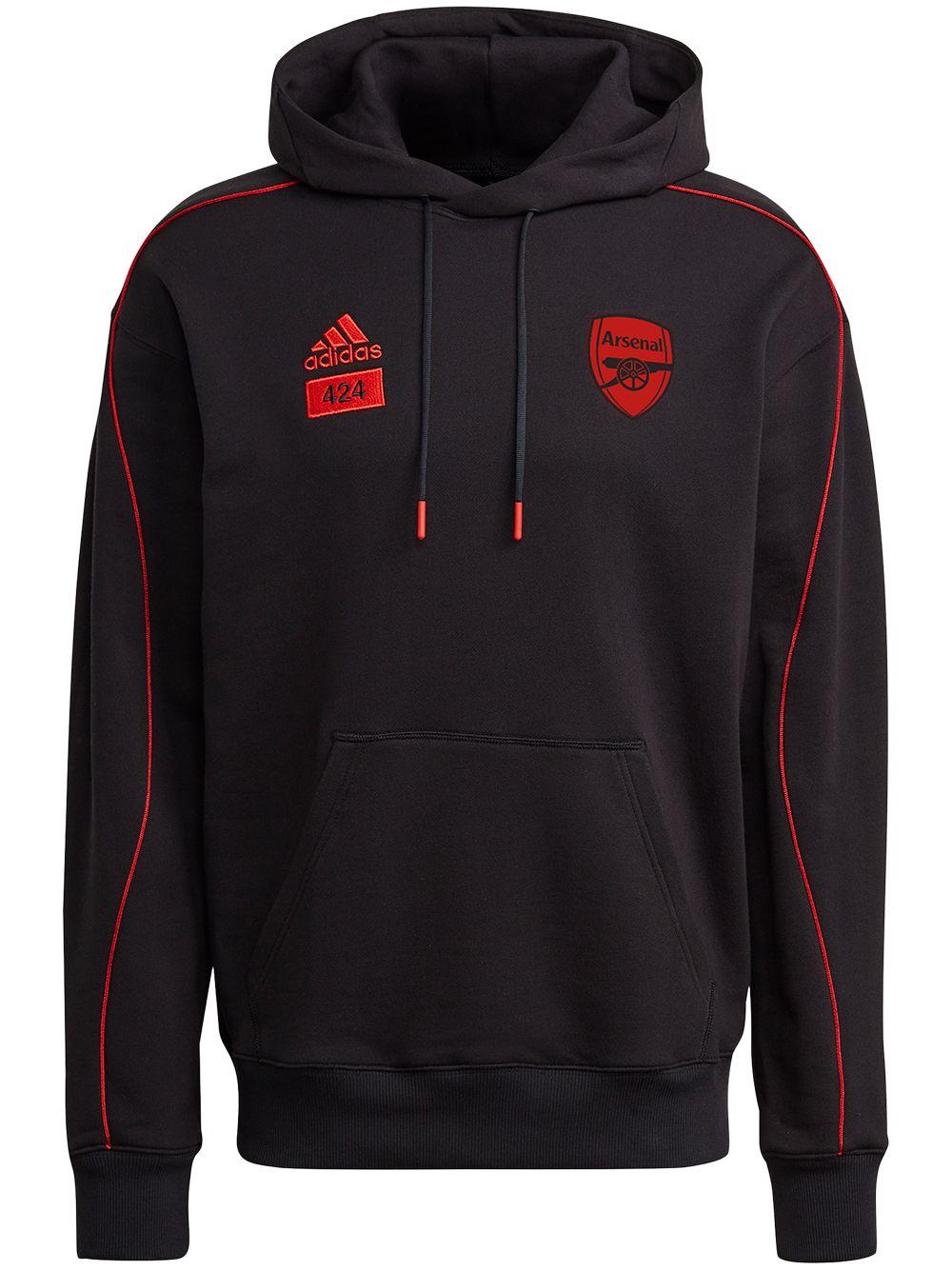 adidas X 424 X Arsenal Hoodie in Black 