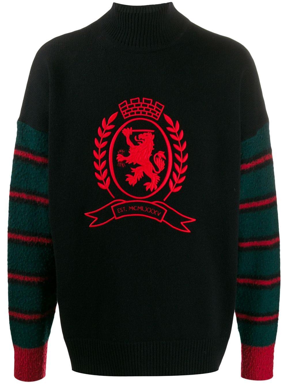 Tommy hilfiger crest embroidered sweater Outlet