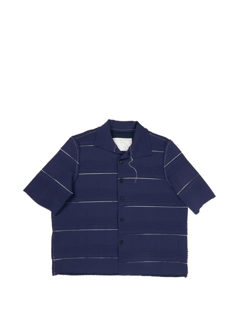 Camiel Fortgens Ribbed Striped Polo Shirt in Blue | Lyst UK