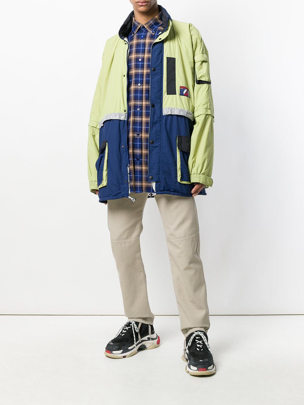 Balenciaga Cotton Oversized Check Shirt 