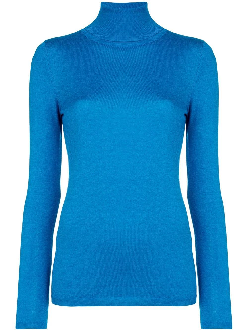 light blue sheep sweater