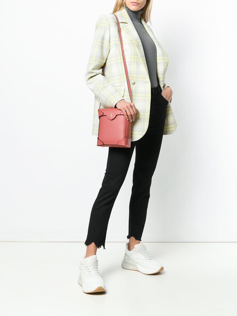 MANU Atelier Mini Pristine Crossbody Bag in Pink | Lyst