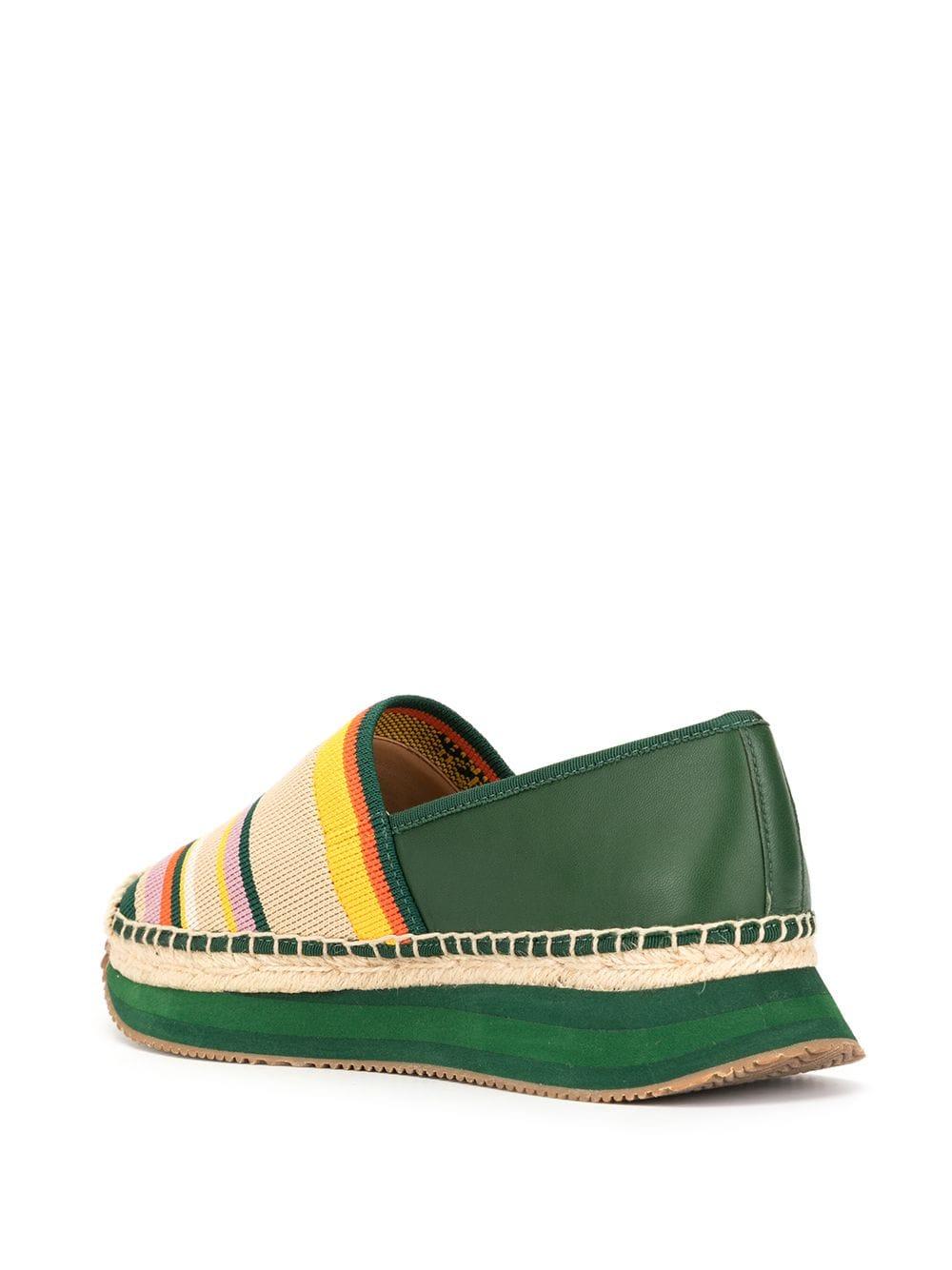 tory burch striped espadrilles