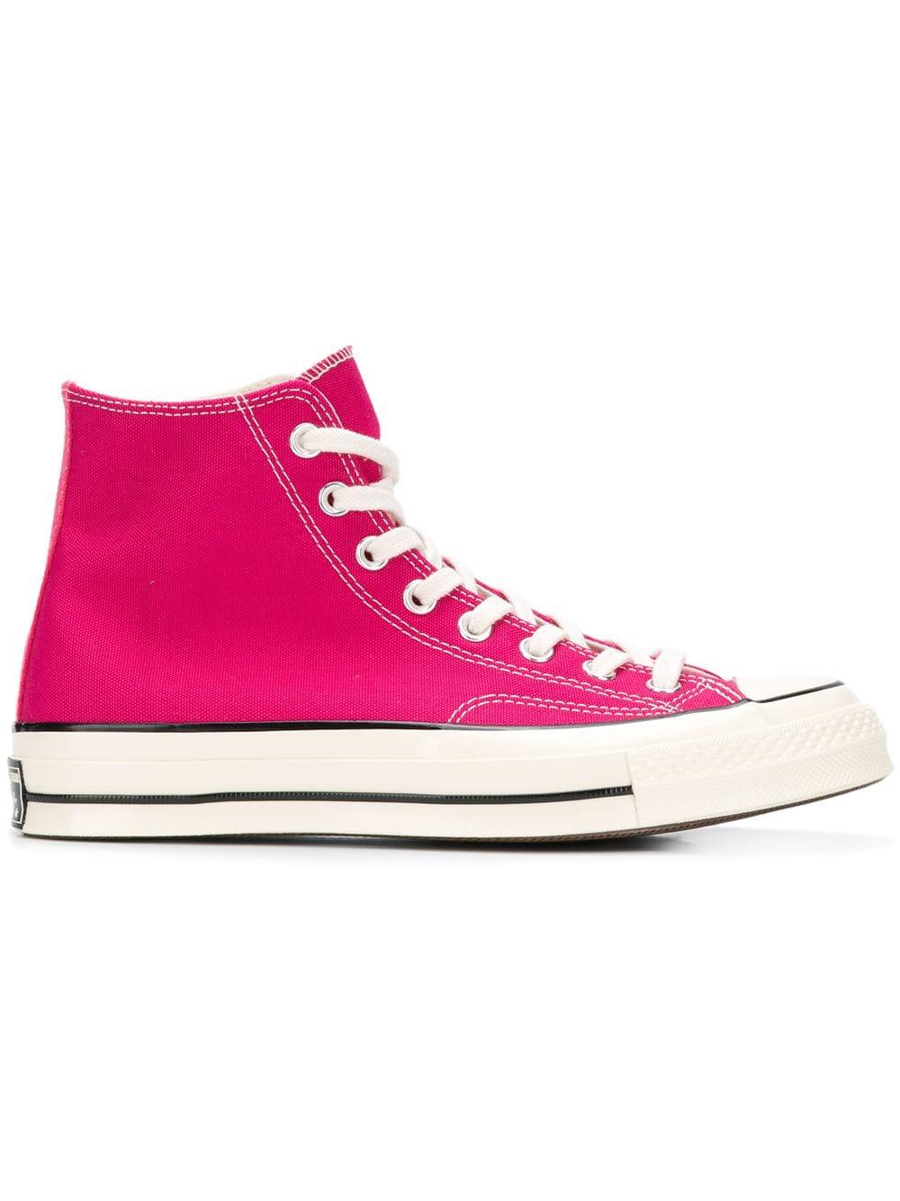 Download Converse Cotton Chuck 70 Hi-top Sneakers in Pink - Lyst