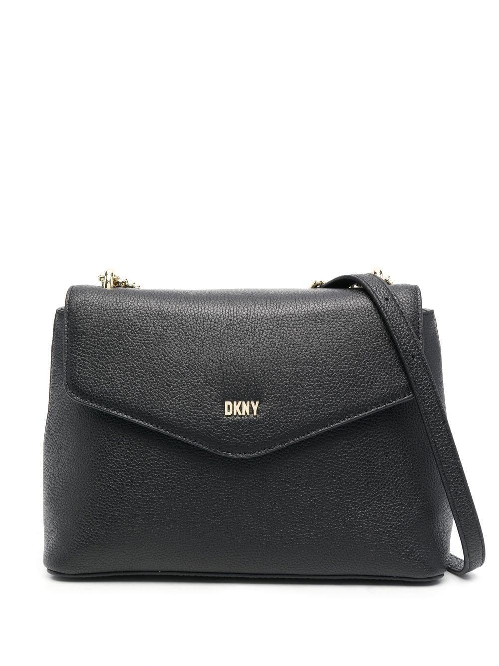 DKNY Frankie Leather Crossbody Bag in Black Lyst