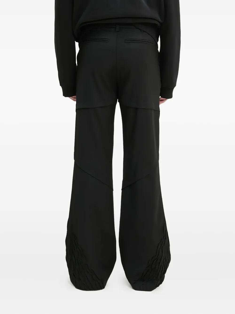 パンツ Heliot Emil three layered pants HELIOT EMIL ストレートパンツ | ブラック | FARFETCH JP