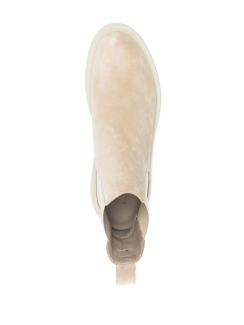 Clarks Mileno Chelsea Suede Boots in Natural for Men - Lyst