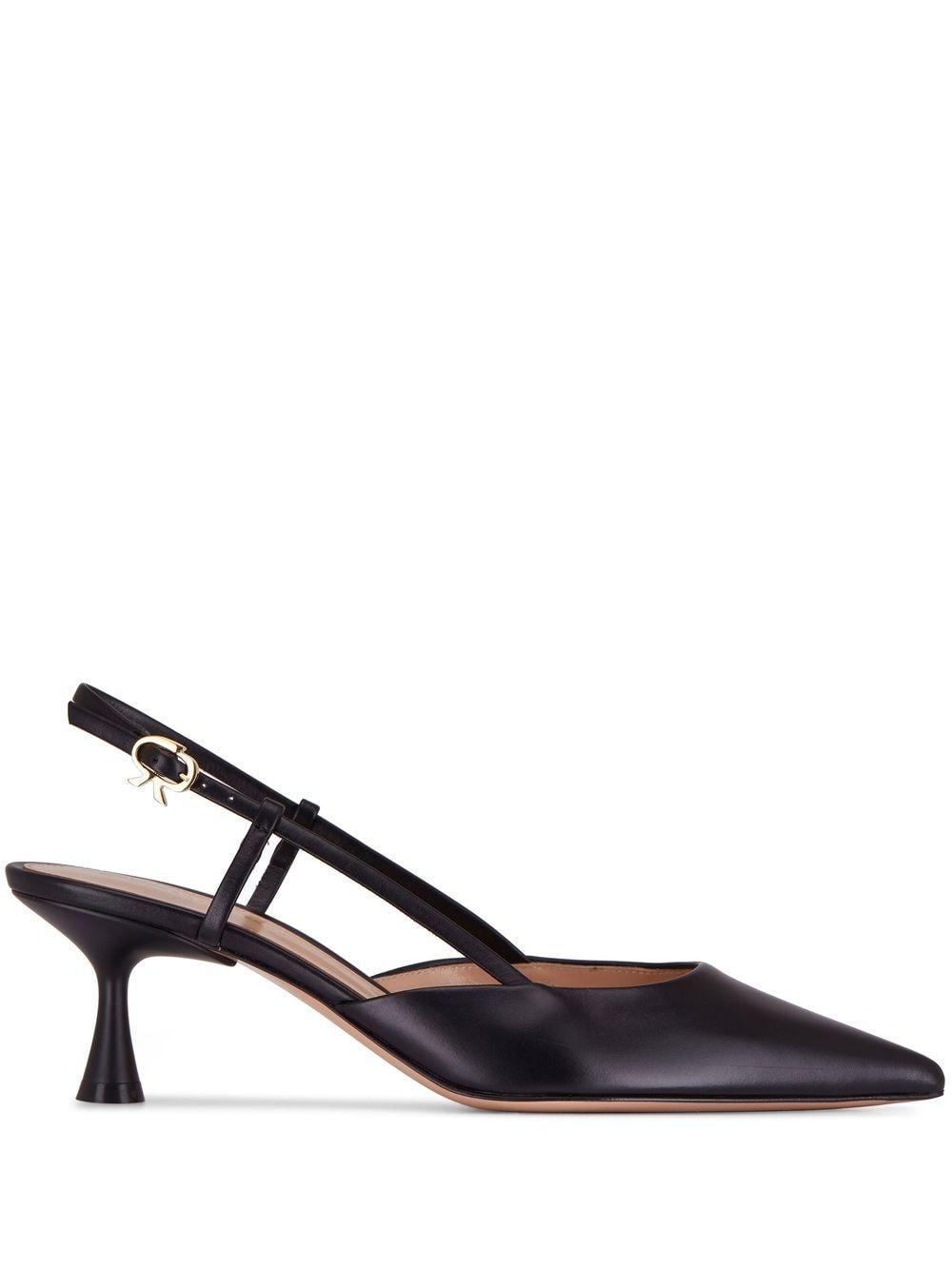 Gianvito Rossi Ascent Heeled Pumps in Black | Lyst