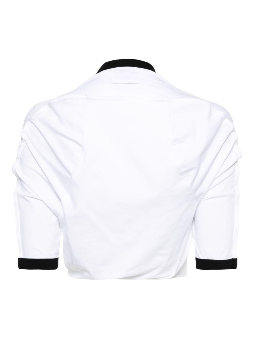 Jean Paul Gaultier X Shayne Oliver Folded-Style T-Shirt in White