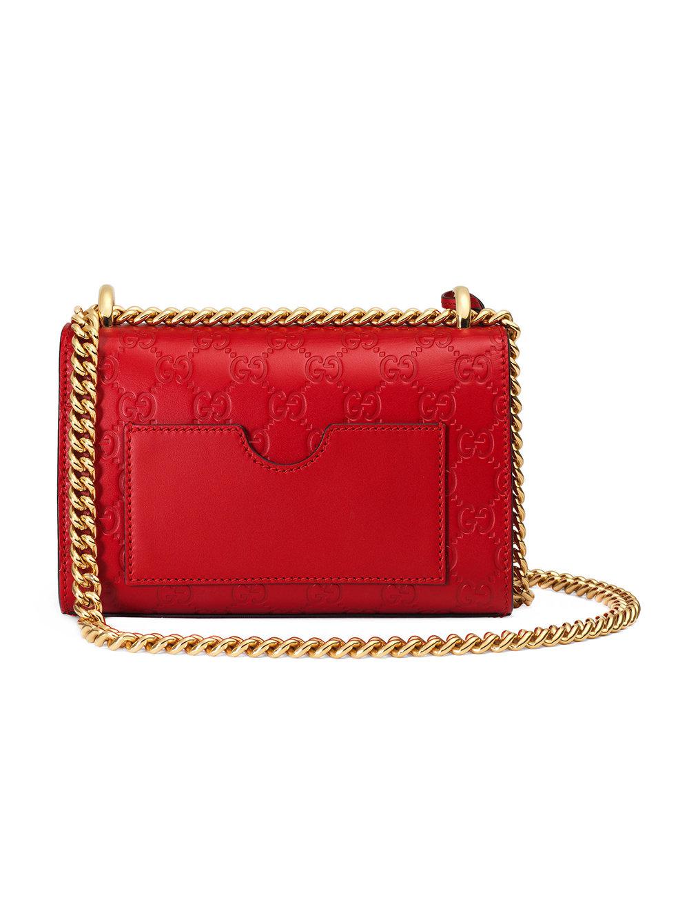 Gucci red padlock bag outlet