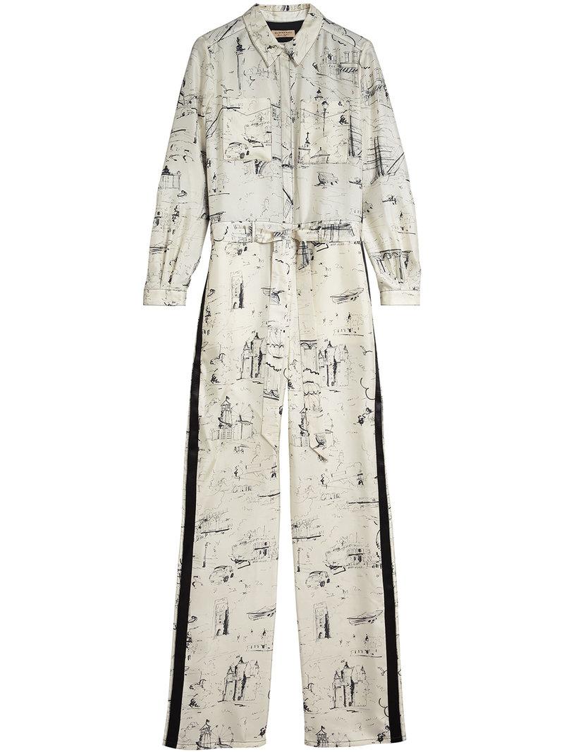 burberry print jumpsuit