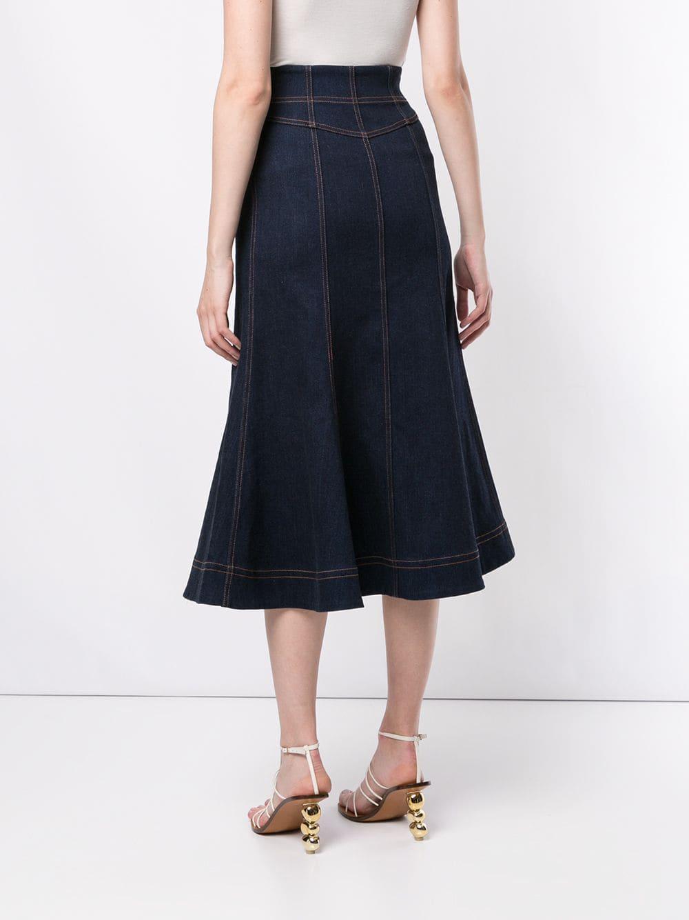 Alice McCALL Cotton Azure Skirt in Blue - Lyst