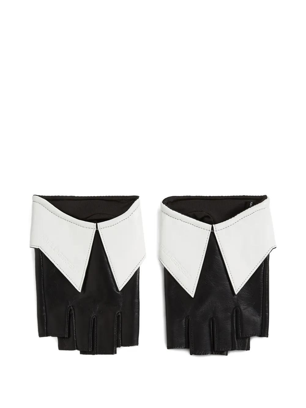 新品未使用　カールラガーフェルド　レザー手袋　パール KARL LAGERFELD Gloves for Women | Online Sale up to 51% off | Lyst