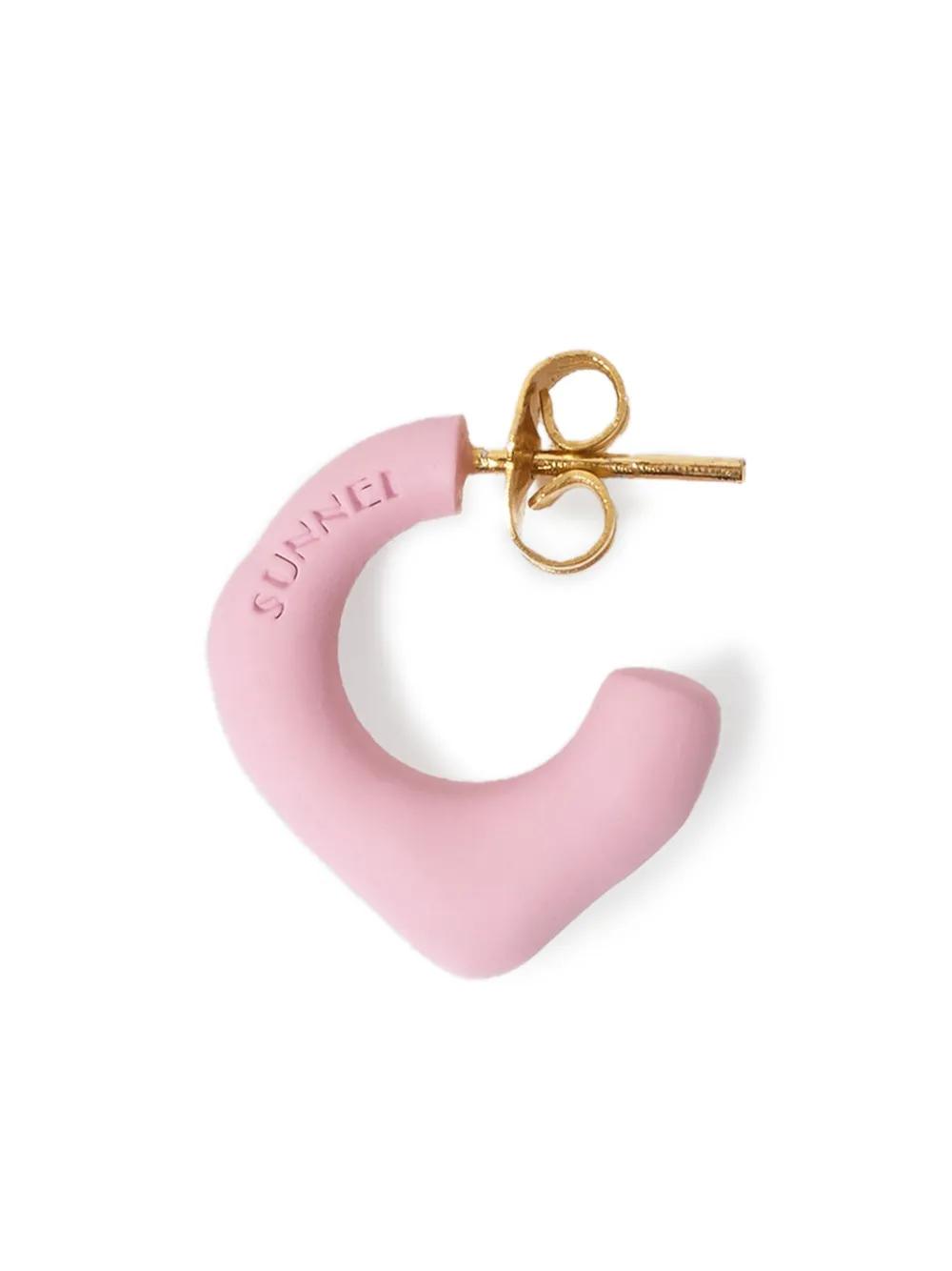 Sunnei ラバライズ ピアス | ブラック | FARFETCH JP
