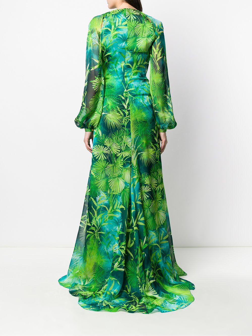 robe verte versace