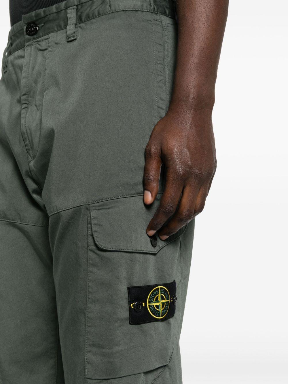 Stone Island Compass-badge Cargo Pants in Grey for Men | Lyst UK
