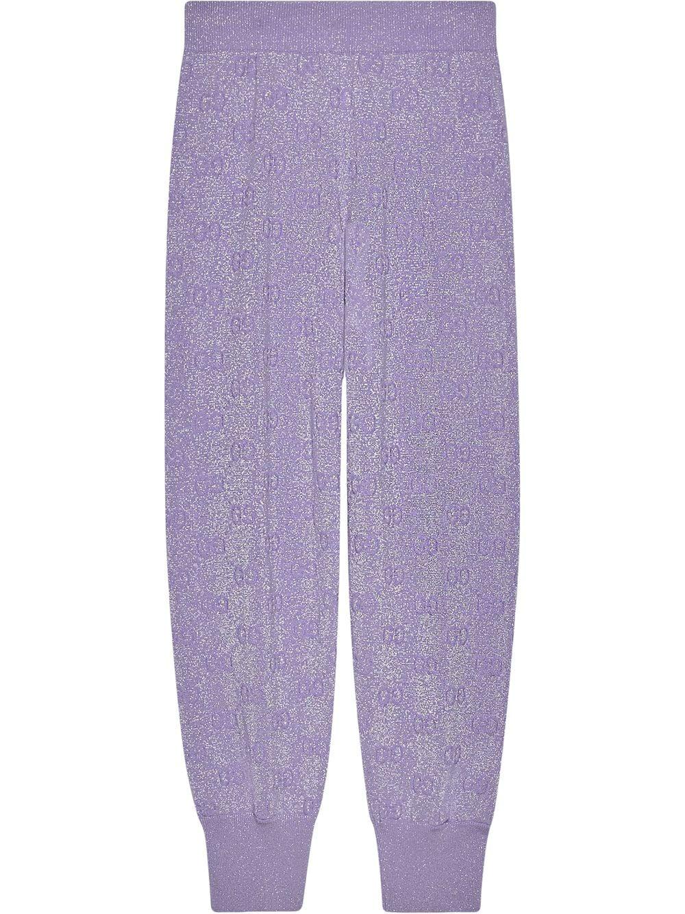 Gucci GG Sparkling Wool Trousers in 