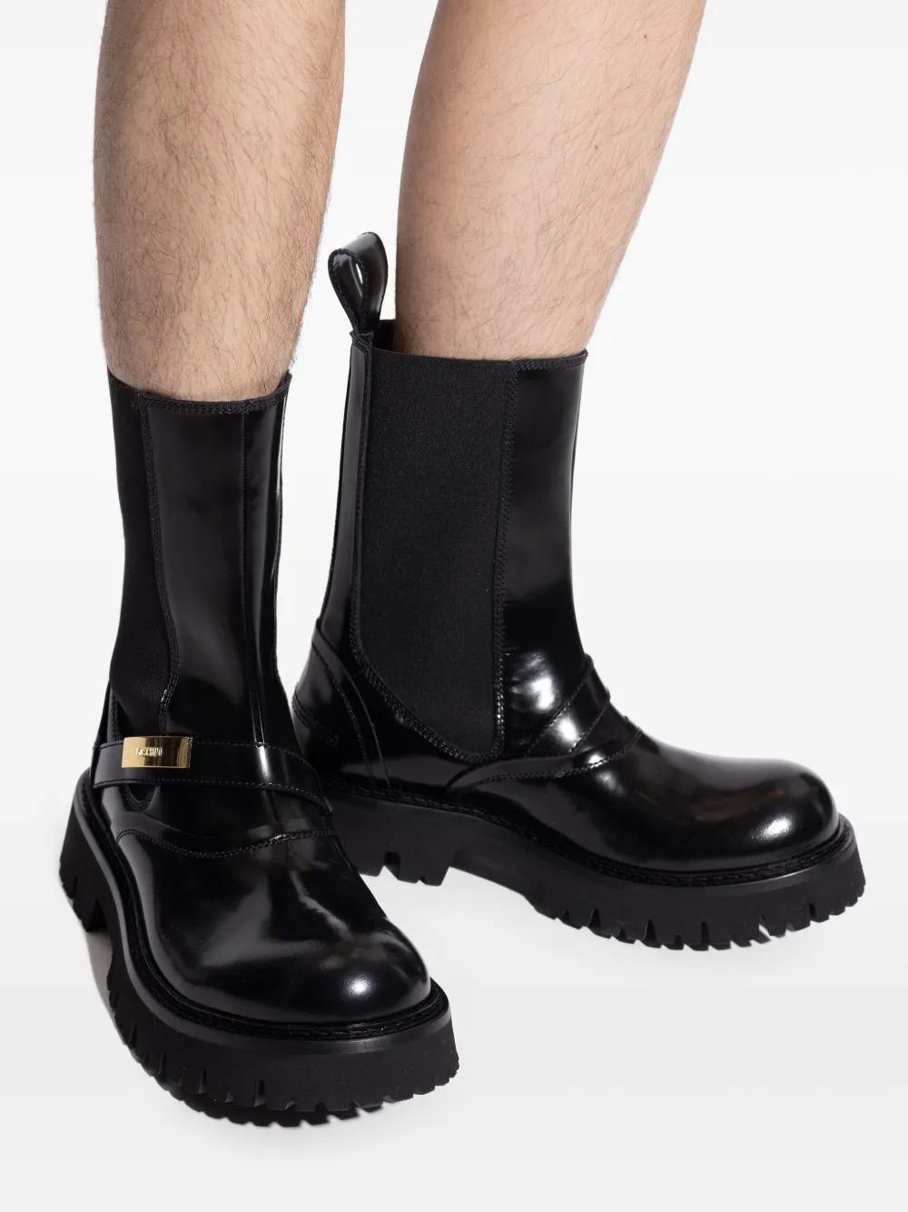 ショートブーツ・ブーティ Moschino 'Brick' boots ブーツ レディース ショートブーツ ブーティー チャンキーヒール