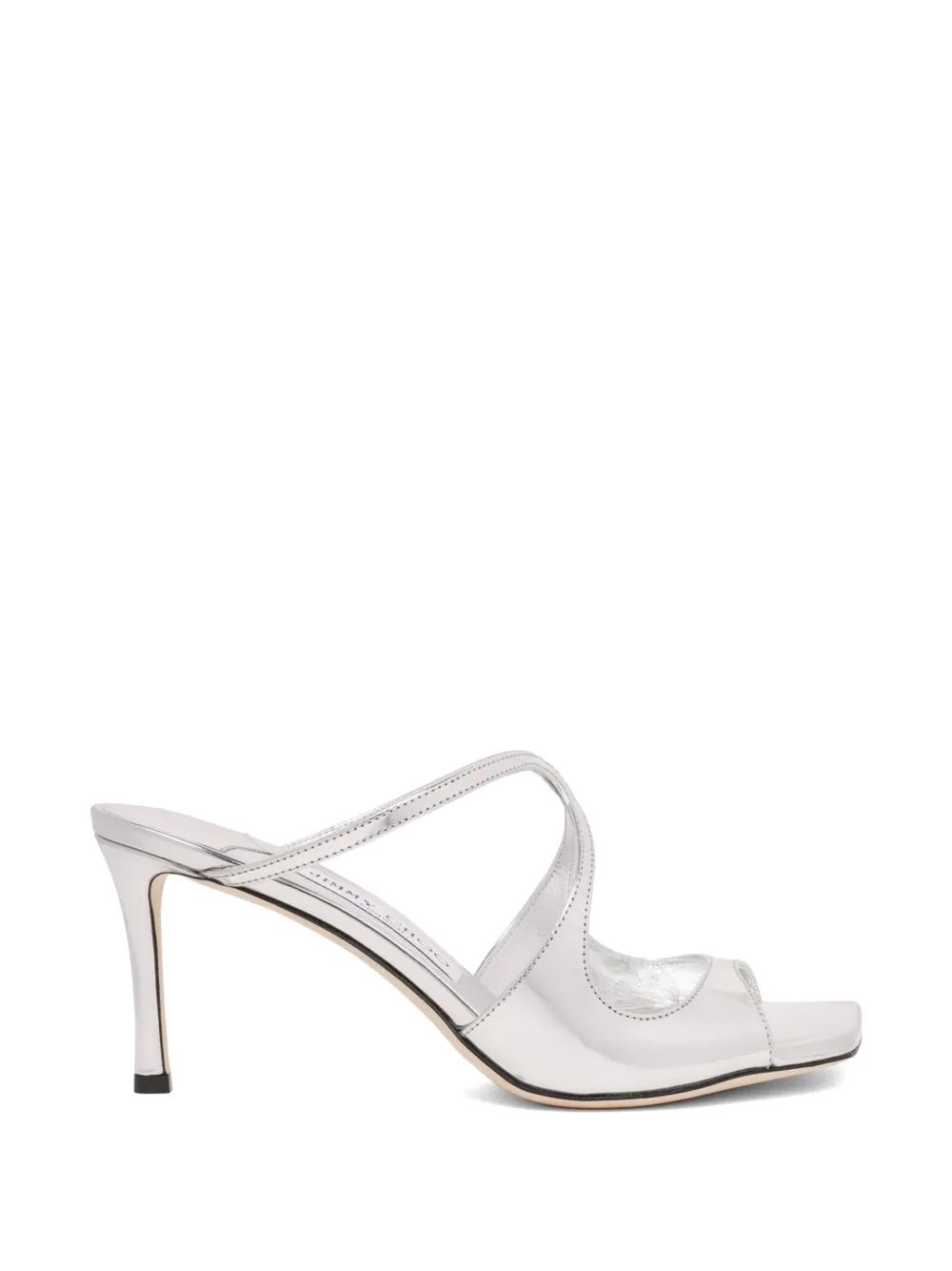 JIMMY CHOO ストラップミュール Jimmy Choo ストラップ ミュール ホワイト | Lyst
