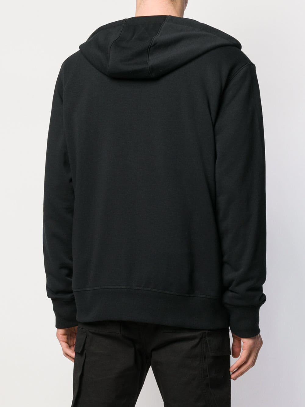 New Balance Cotton Hooded Sweatshirt in Black for Men - Lyst