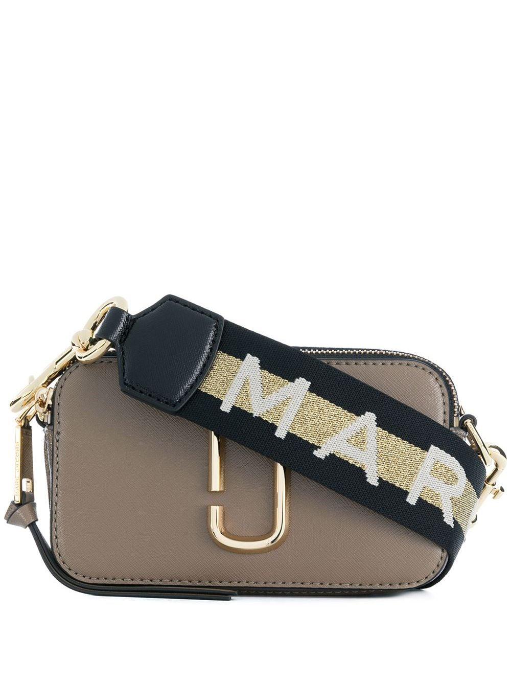 Marc Jacobs Leather Snapshot Mj Cross Body Bag in French Grey (Grey) Save 21 Lyst UK
