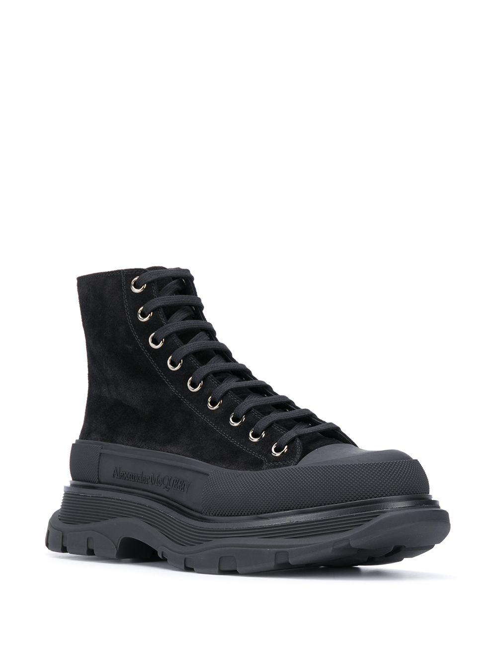 Alexander McQueen Tread Slick Boots in Black for Men Lyst