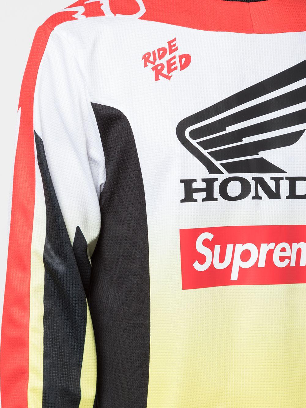 Supreme Honda Fox Racing Moto Jersey Top in Red for Men | Lyst