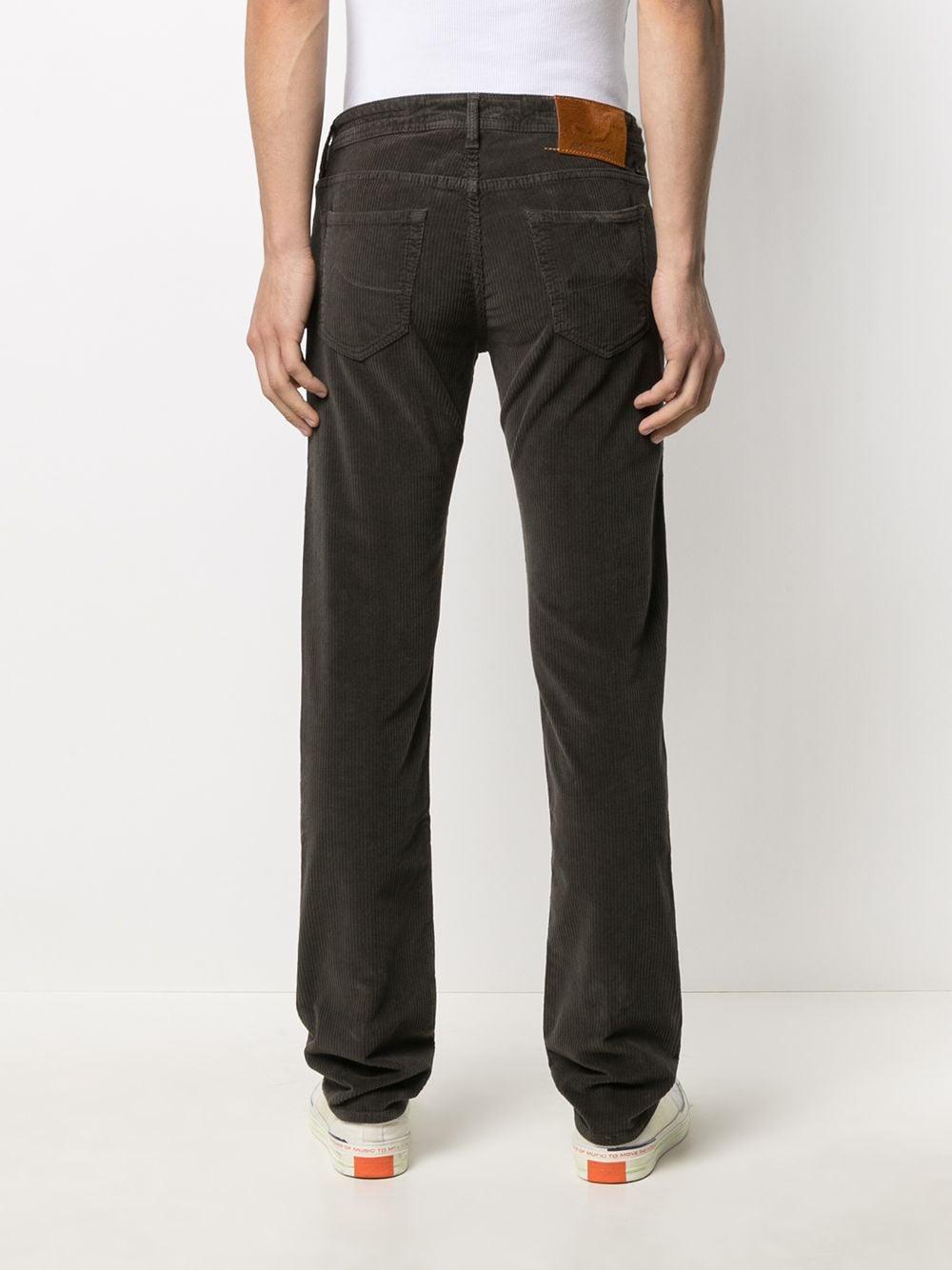 Jacob Cohen Corduroy Straight-leg Trousers in Brown for Men - Lyst