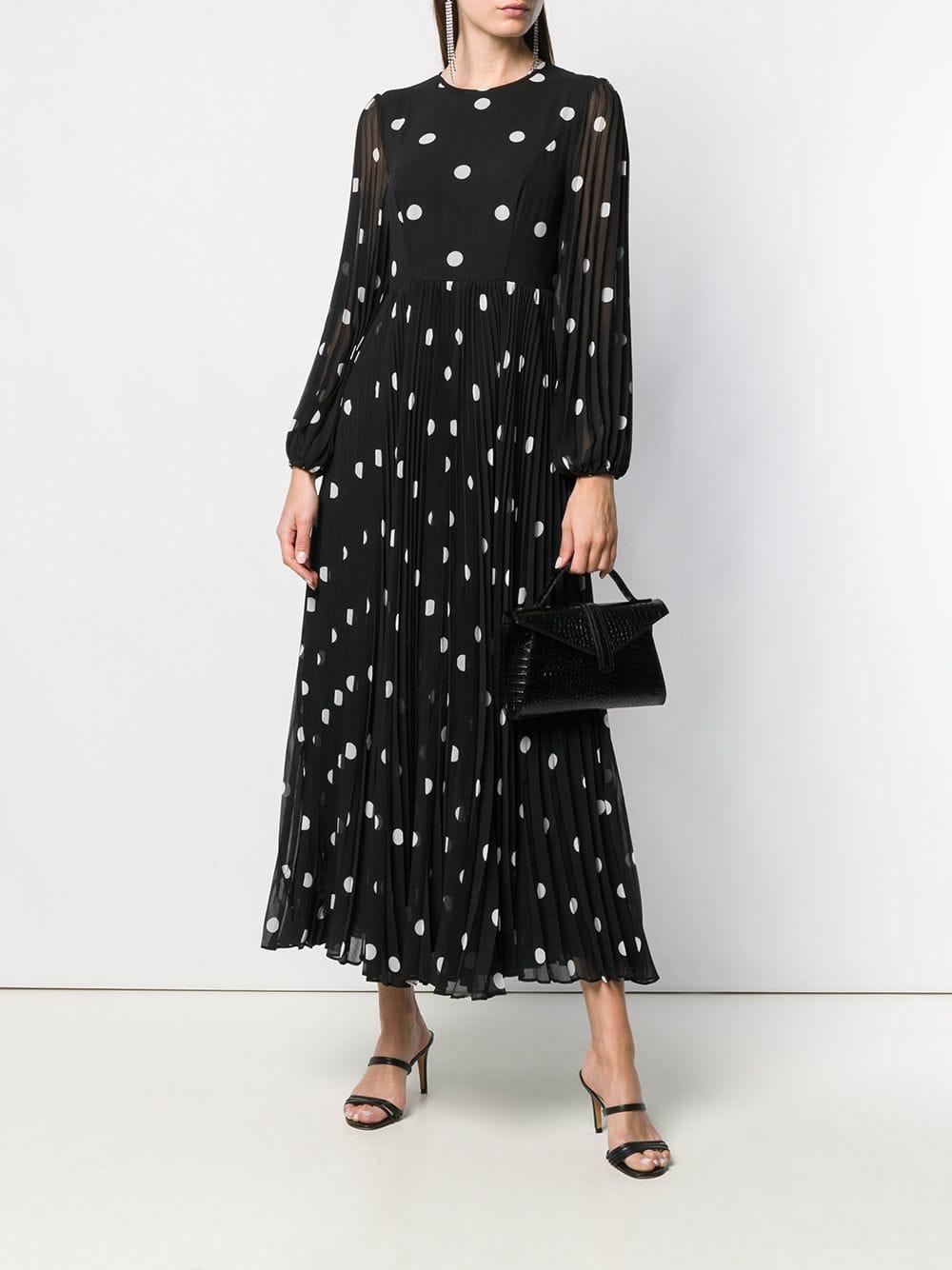 Zimmermann black hot sale polka dot dress