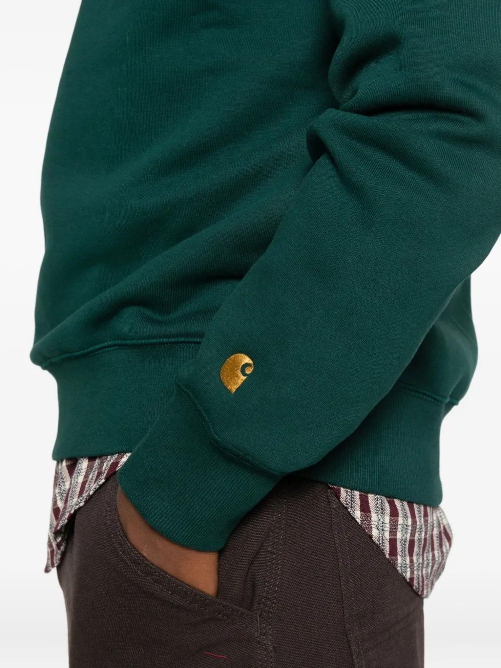 Chase Carhartt Verde Oscuro Carhartt WIP CHASE Camiseta Básica - Main Image