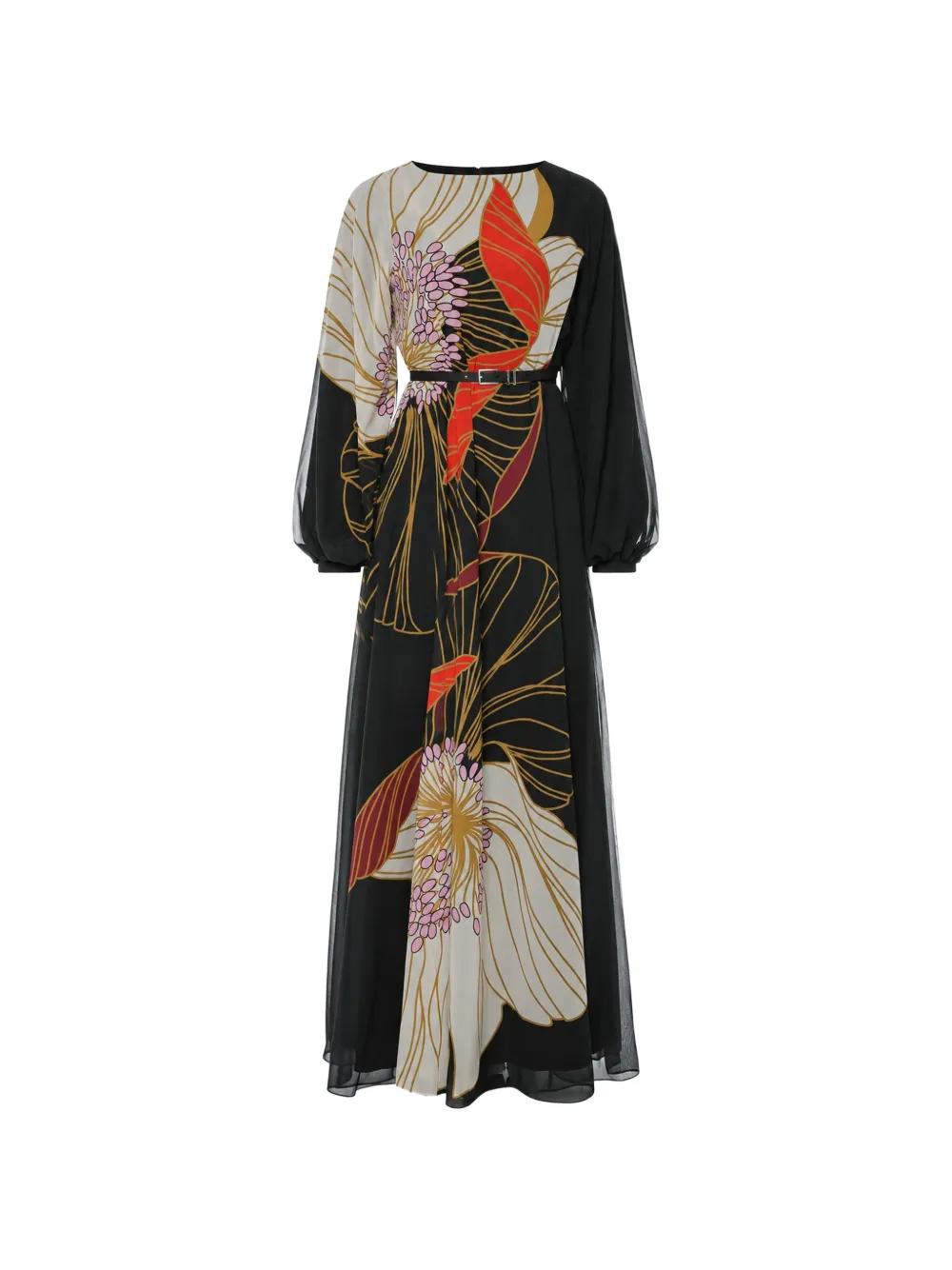 ted baker silk maxi dress ALMARIA