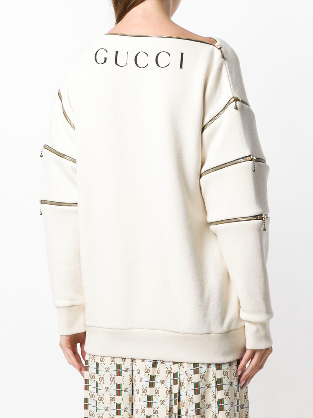 Gucci Pussycat Sweatshirt | Lyst