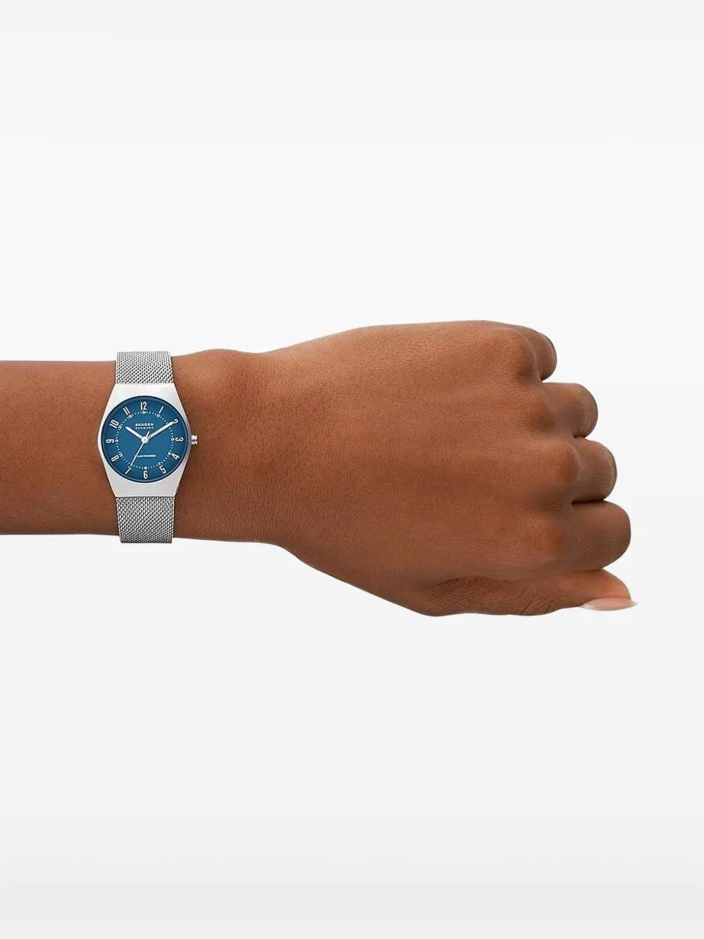 Skagen Karolina Skagen Damenuhr Blaues Zifferblatt Damen Skagen