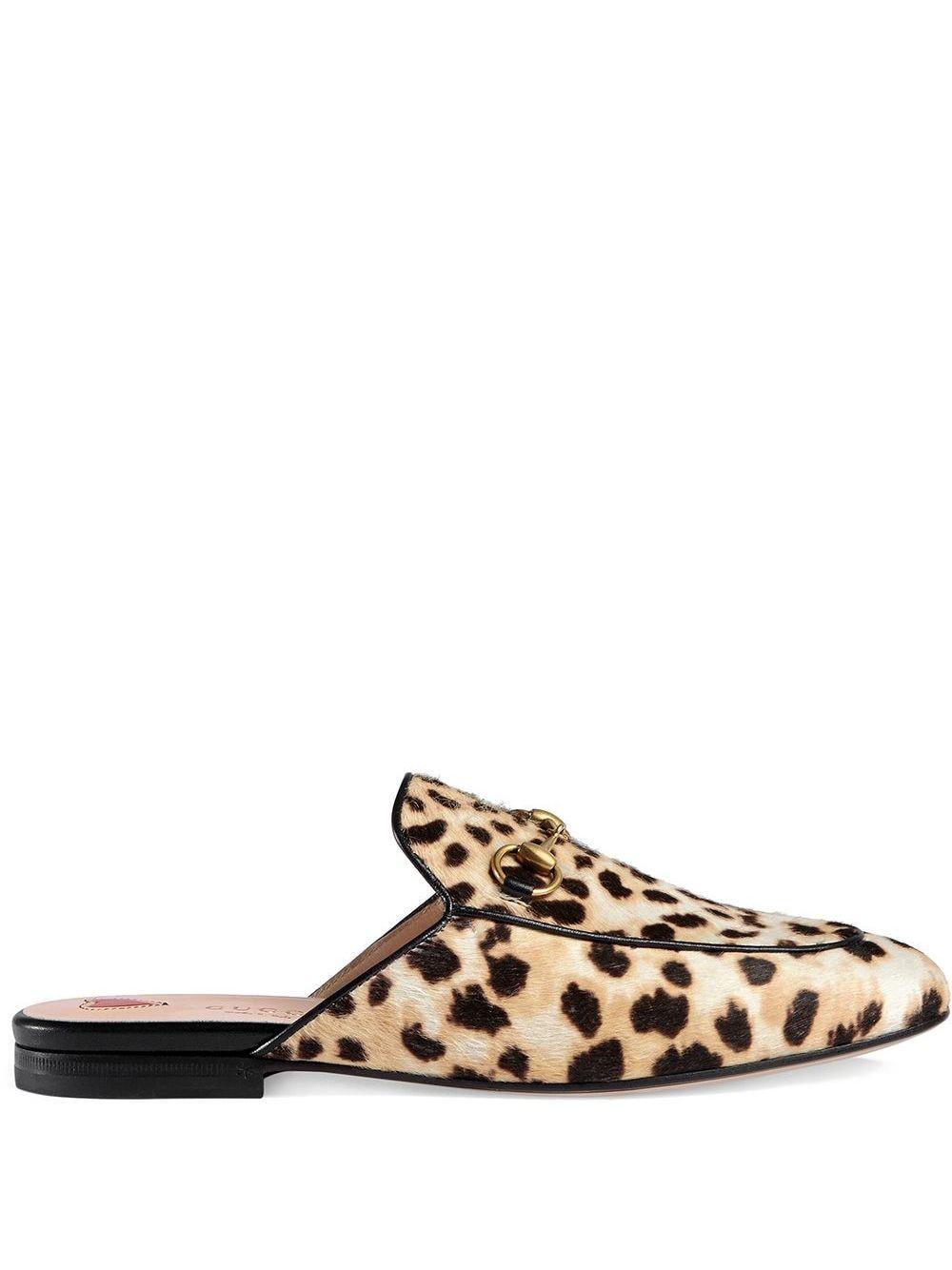gucci princetown leopard