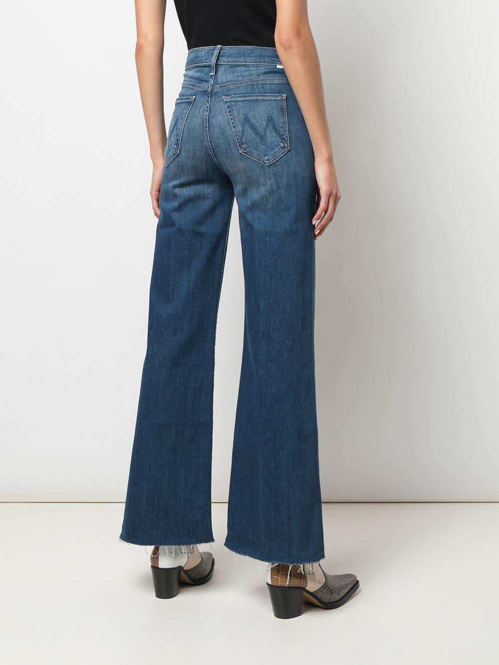 Mother Denim The Tomcat Roller Fray Jeans in Blue - Lyst