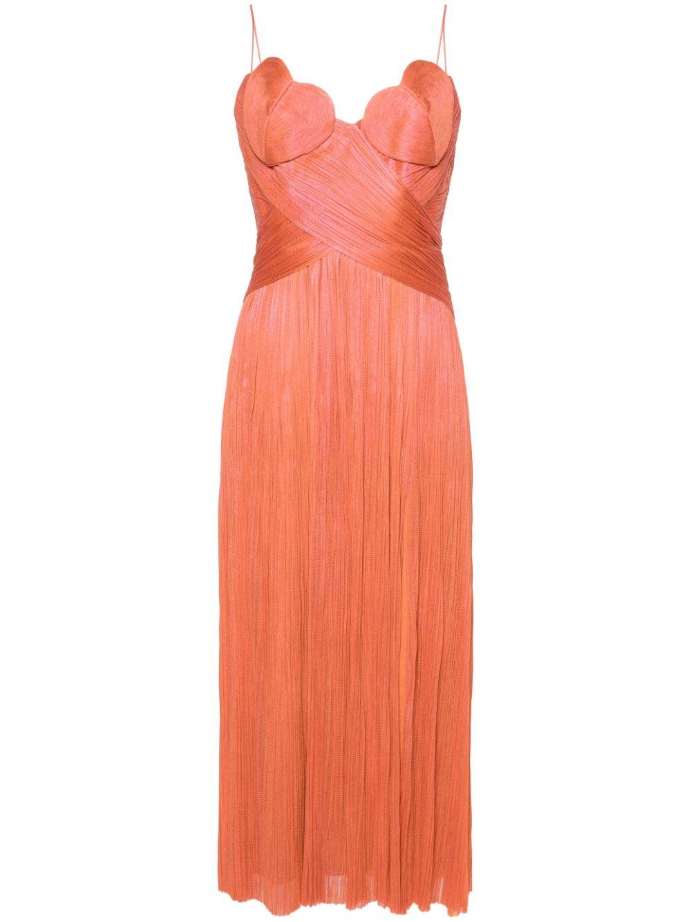 knee length dresses for ladies Haven Pleated Dress